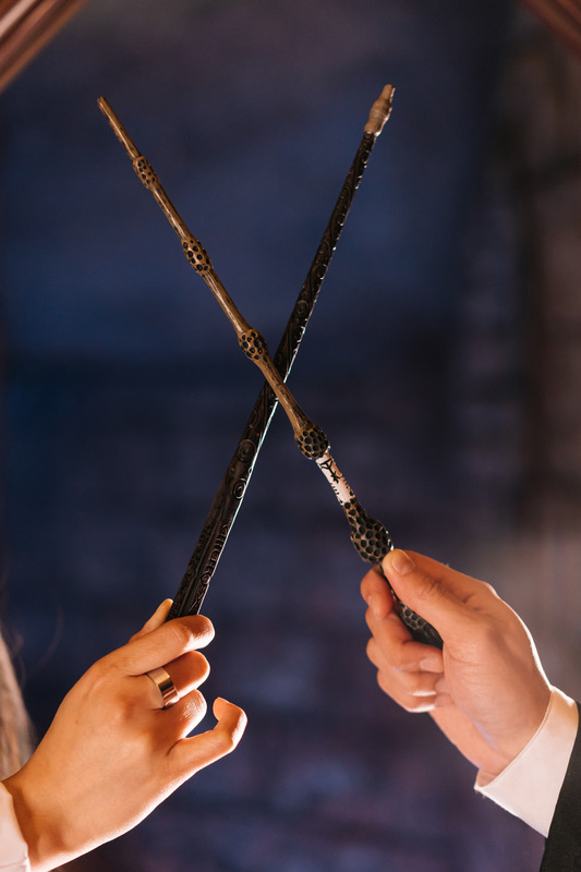 Two magic wands crossed